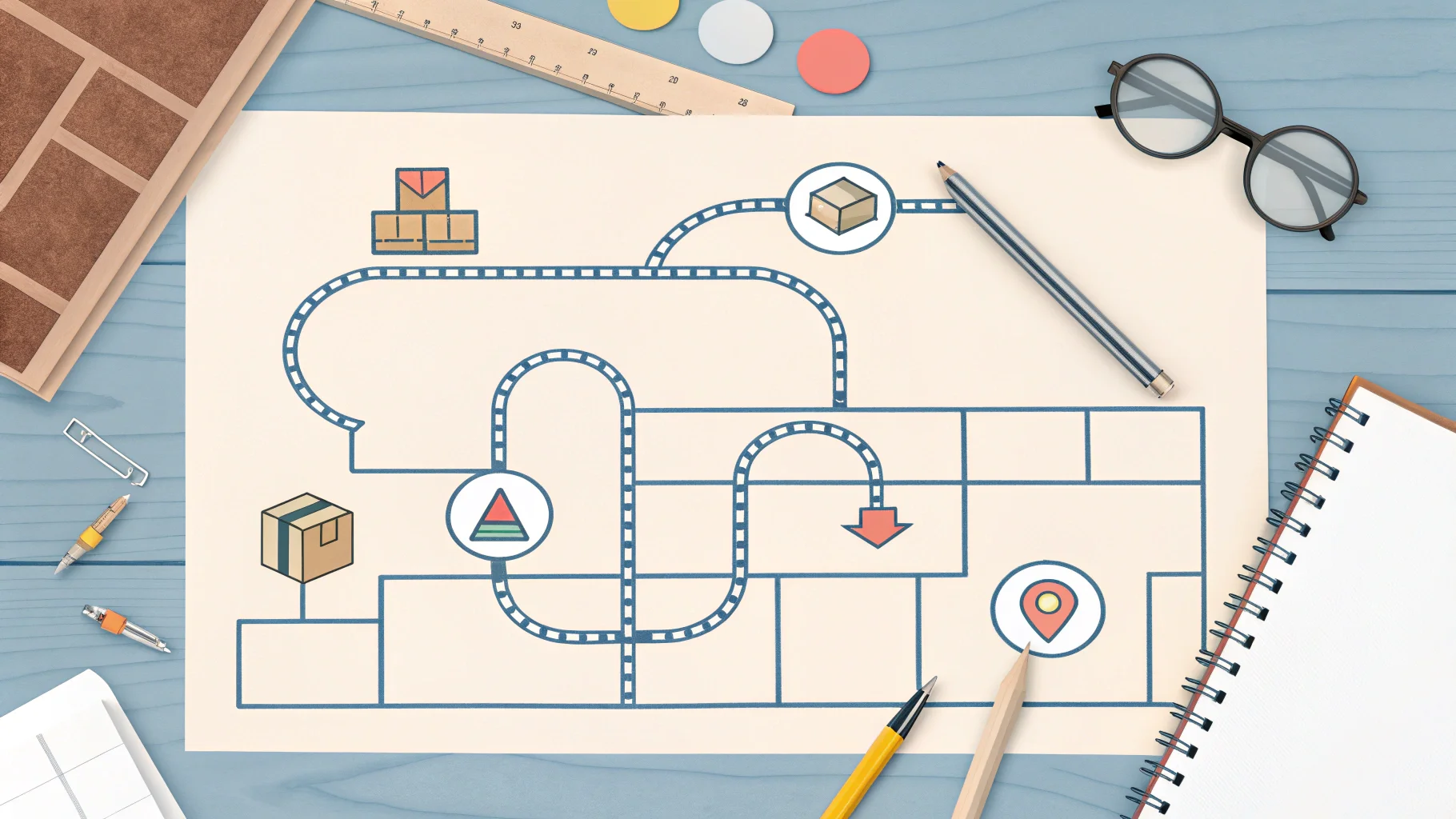 Building a Design Strategy A person creating a packaging design strategy