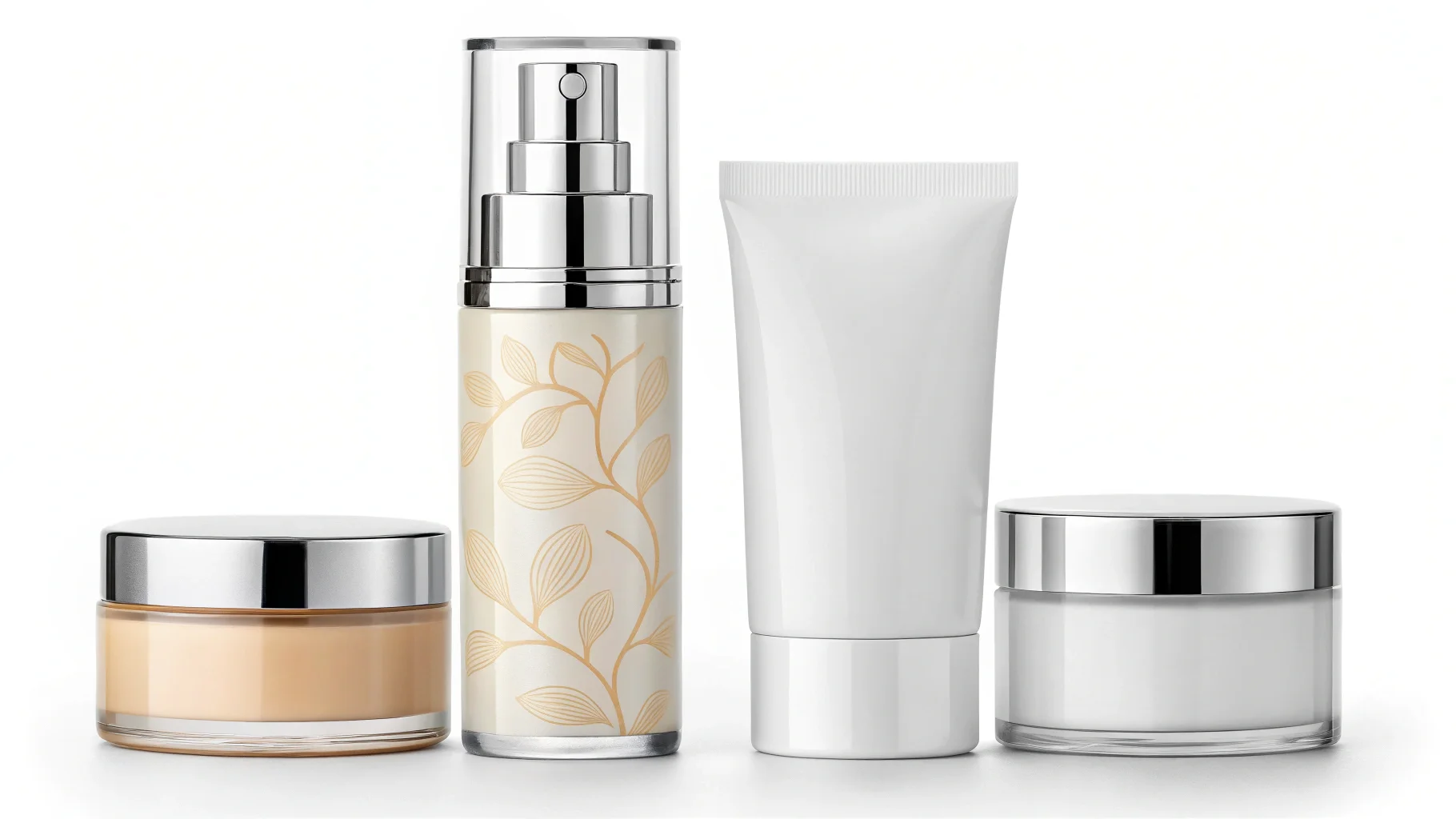 A customer choosing a skincare product based on its packaging design