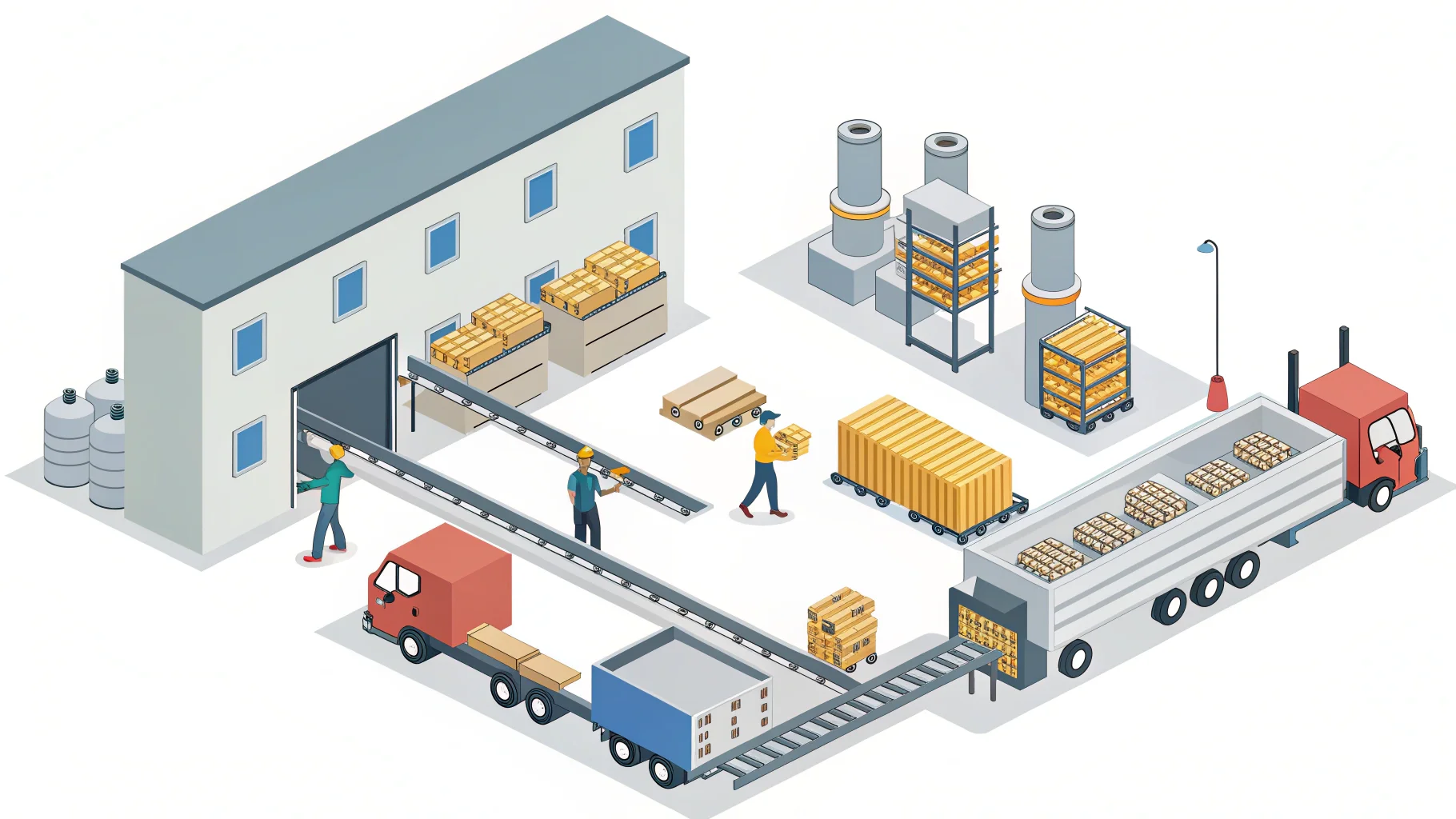 a factory production line for cosmetic packaging