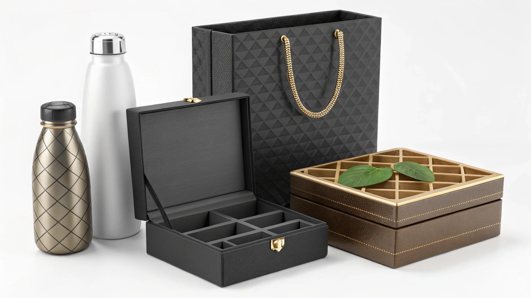 Premium cosmetic packaging made from mono-materials