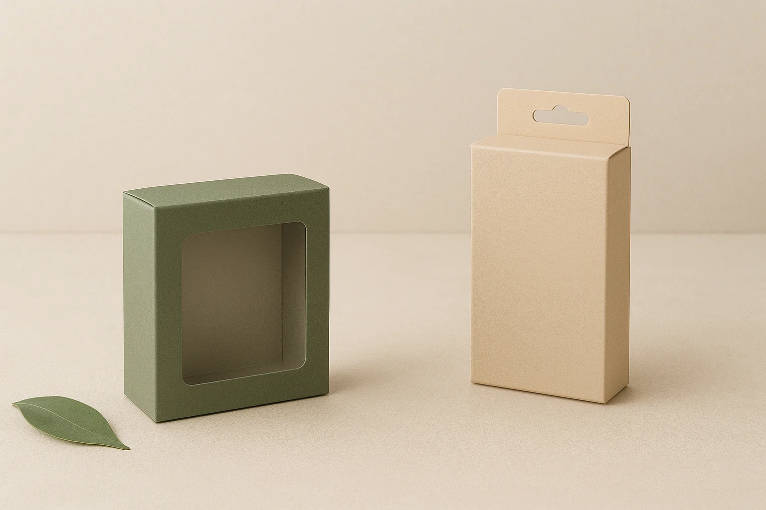 Different styles of lip gloss boxes