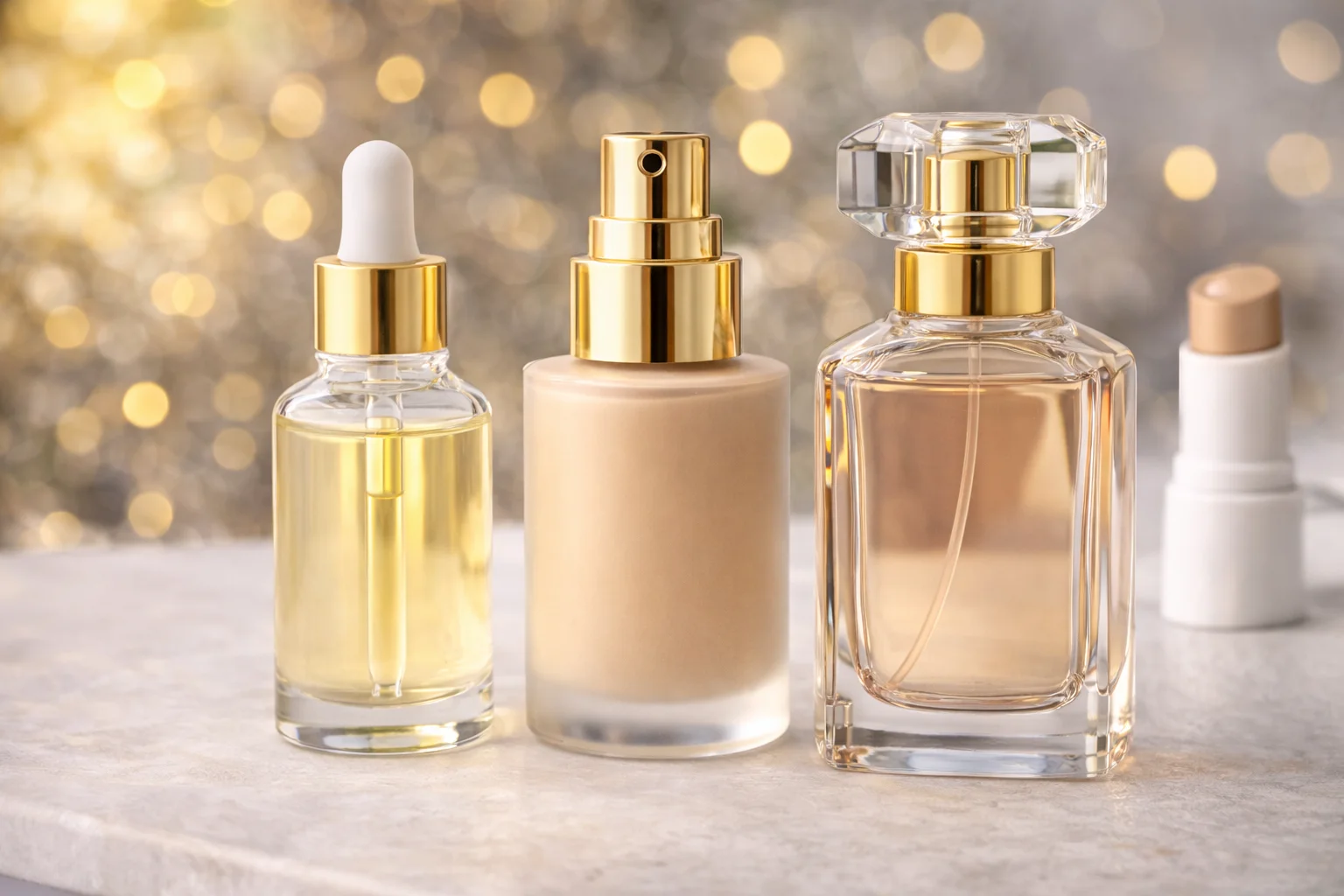 Glass cosmetic packaging