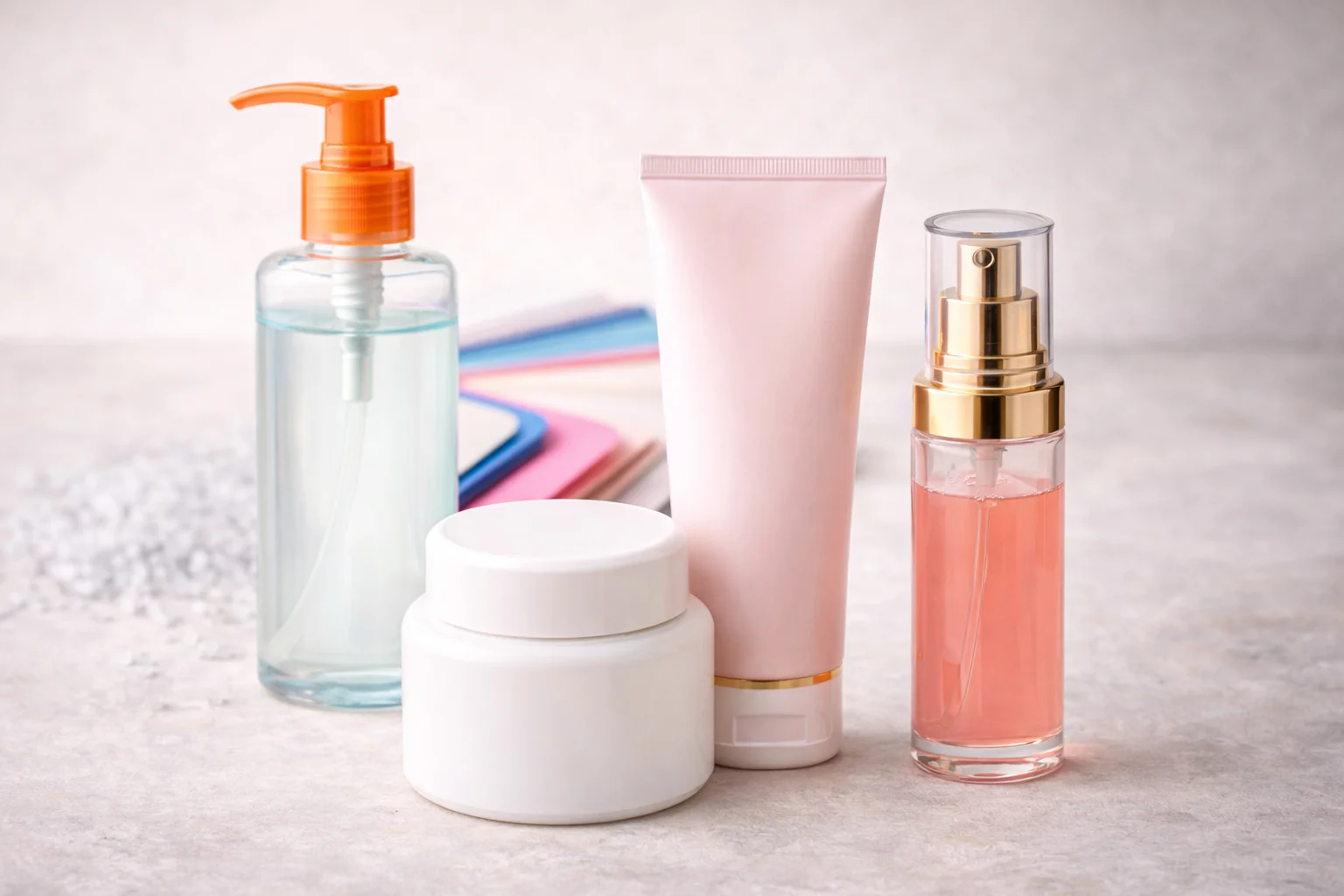 Plastic cosmetic packaging options
