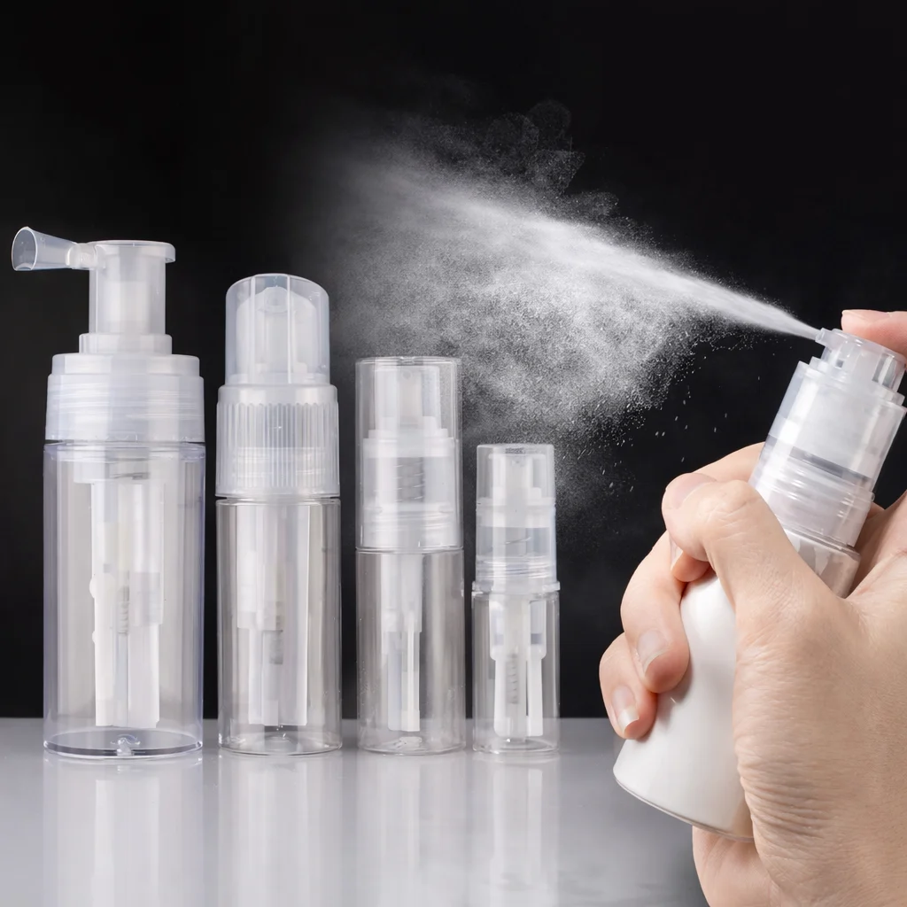 Loose Powder Cosmetic Case