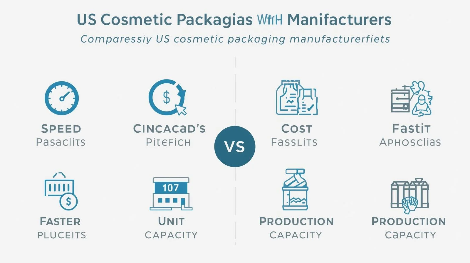A simple comparison chart with plus and minus signs