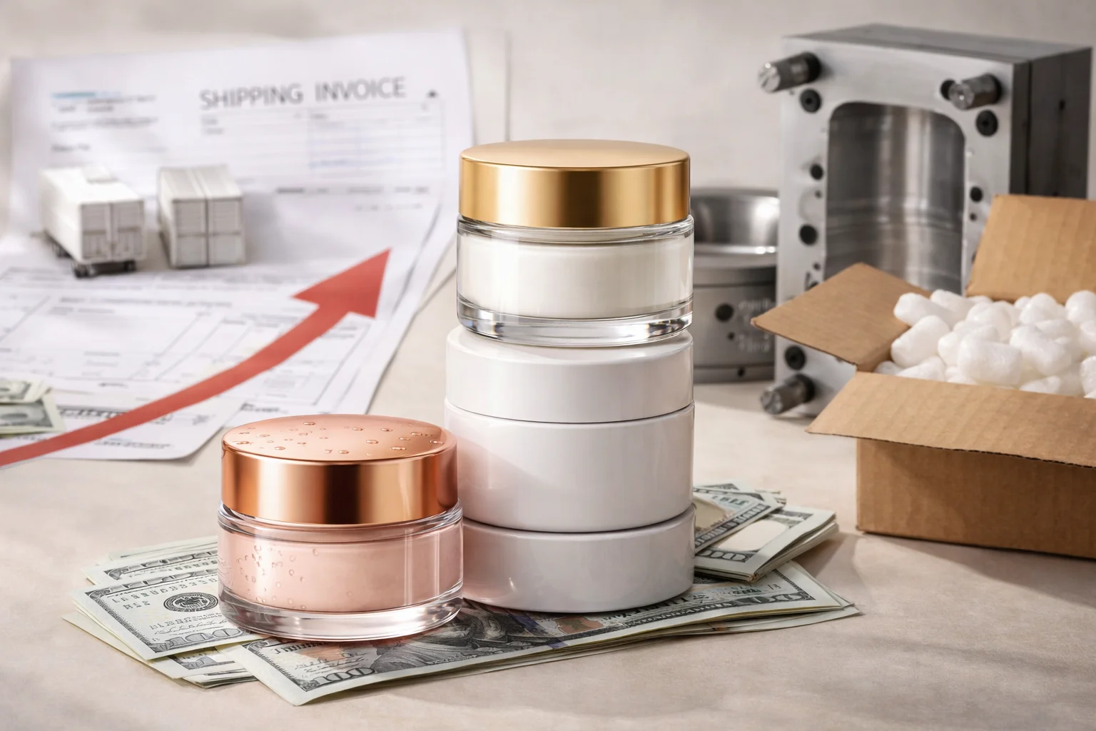 An invoice with hidden fees highlighted